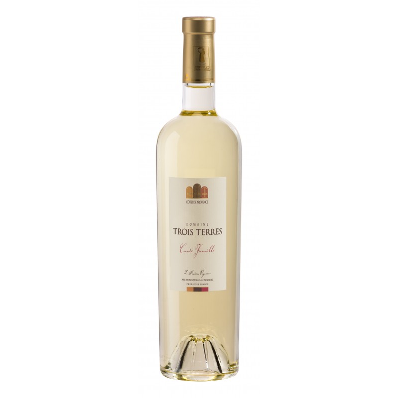 Vin Blanc - Côtes de Provence - Domaine des Trois Terres - Famille - Blanc 2023