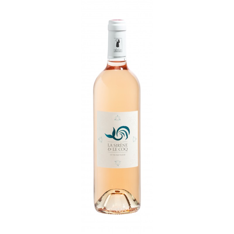 Vin Rosé - Côtes de Provence - La Sirène et le Coq - Rosé 2023