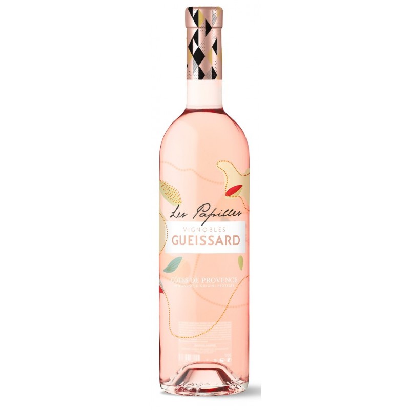 Vin Rosé - Côtes de Provence - Vignobles Gueissard - Les Papilles - Rosé 2025