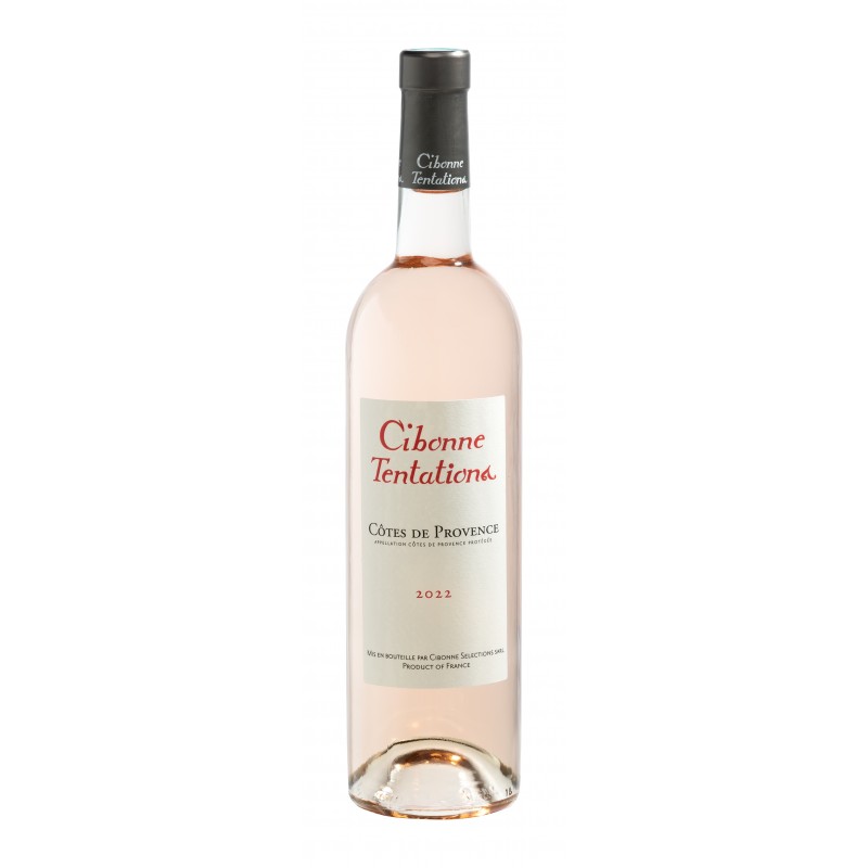 Vin Rosé - Côtes de Provence - Cibonne Selection - Tentation - Rosé 2025