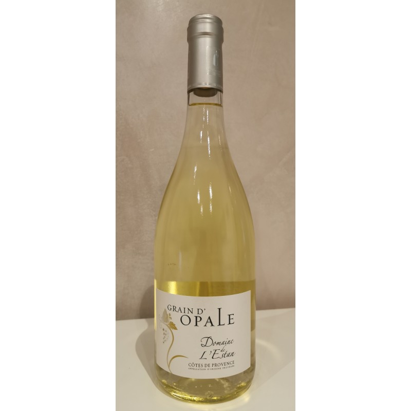 Vin Blanc - Côtes de Provence - Domaine de l'Estan - Grain d'Opale - Blanc 2023