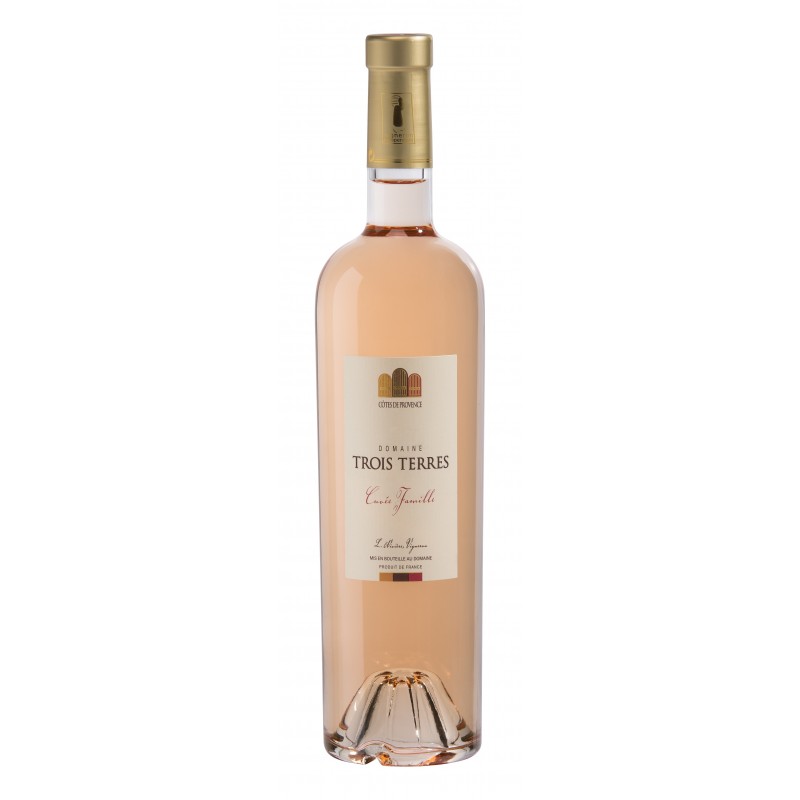Vin Rosé - Côtes de Provence - Domaine des Trois Terres - Famille - Rosé 2025