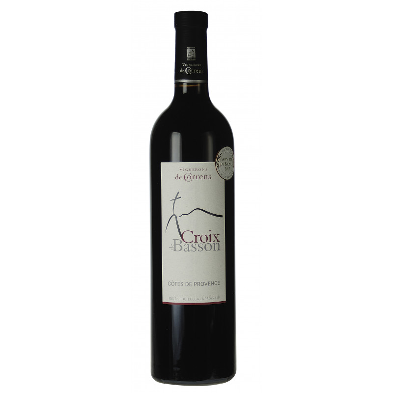 Vin Rouge - Côtes de Provence - Vignerons de Correns - Croix de Basson - Rouge 2020