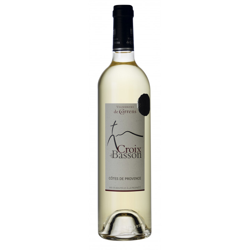 Vin Blanc - Côtes de Provence - Vignerons de Correns - Croix de Basson - Blanc 2023