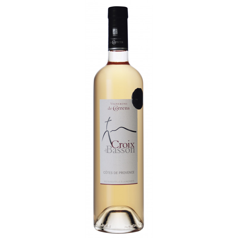 Vin Rosé - Côtes de Provence - Vignerons de Correns - Croix de Basson - Rosé 2023