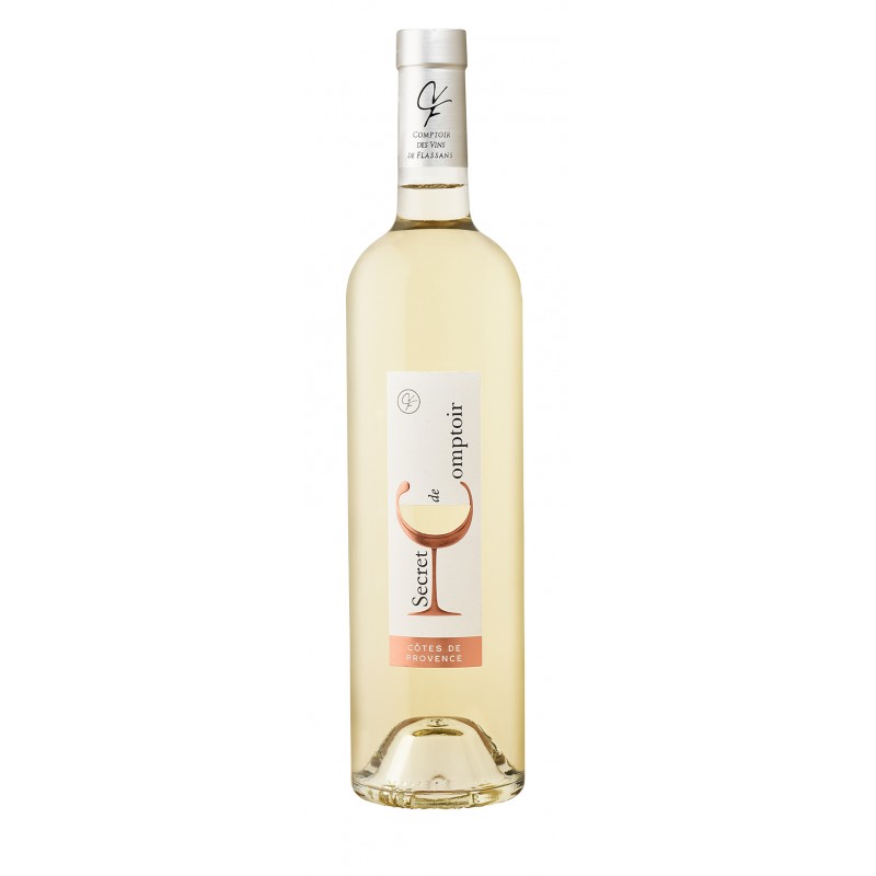 Vin Blanc - Côtes de Provence - Les Vignerons des vins de Flassans - Secret de comptoir - Blanc 2023