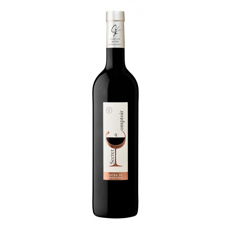 Vin Rouge - Côtes de Provence - Les Vignerons des vins de Flassans - Secret de comptoir - Rouge 2022