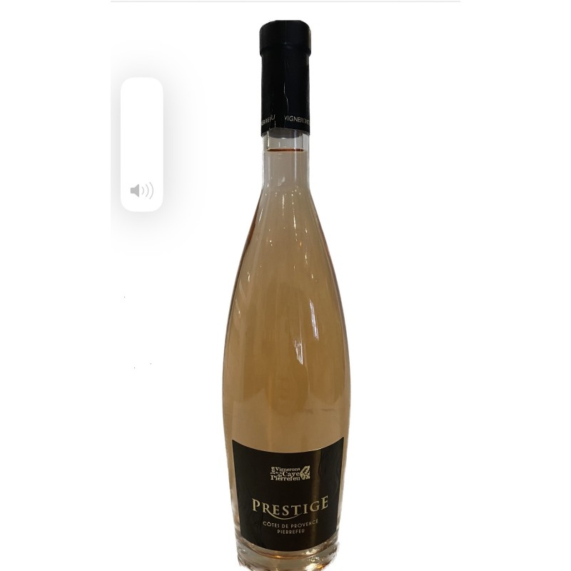 Vin Rosé - Côtes de Provence - Les Vignerons de la cave de Pierrefeu - Prestige - Rosé 2024