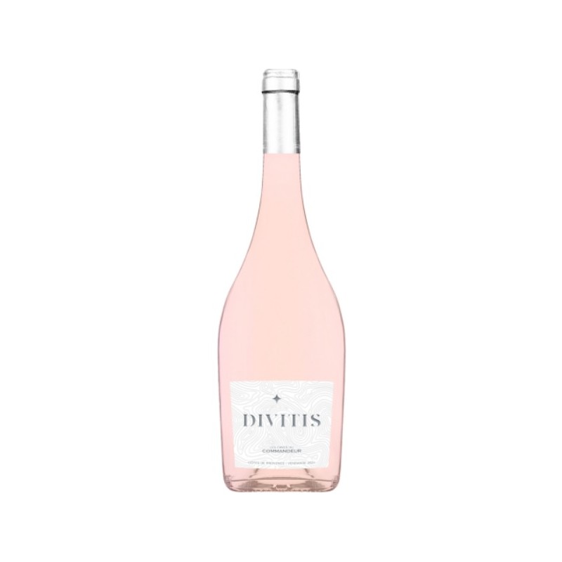 Vin Rosé - Côtes de Provence - Caves du Commandeur - Divitis - Rosé 2025