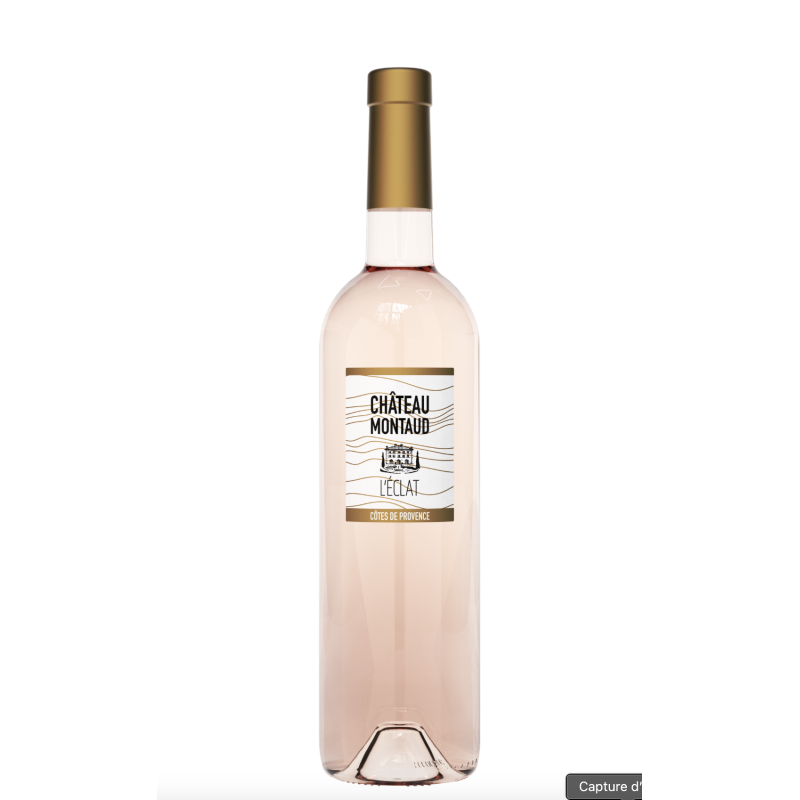 Vin Rosé - Côtes de Provence - Château Montaud - L'éclat - Rosé 2025