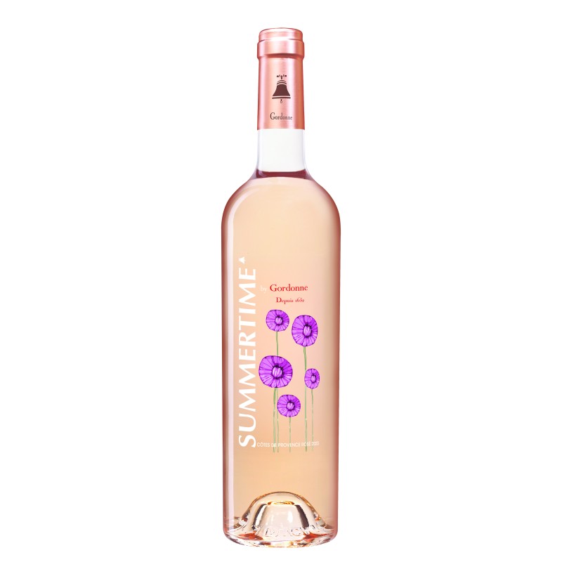 Vin Rosé - Côtes de Provence - Chateau la Gordonne - Summertime - Rosé 2025