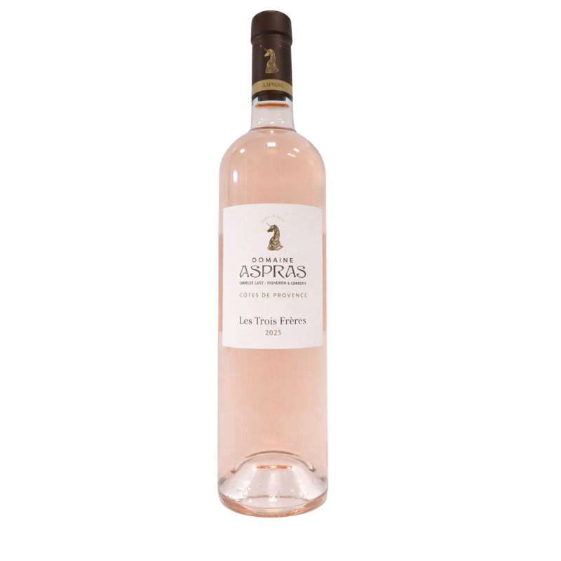 Vin Rosé - Côtes de Provence - Domaine des Aspras - Trois Frères - Rosé 2025
