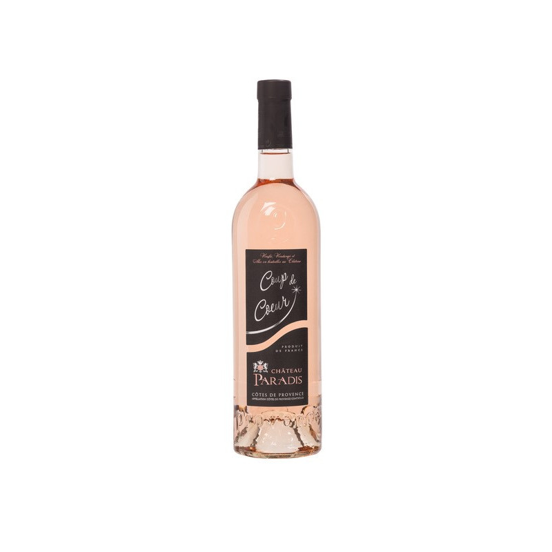Vin Rosé - Côtes de Provence - Château Paradis - Coup de Coeur - Rosé 2024