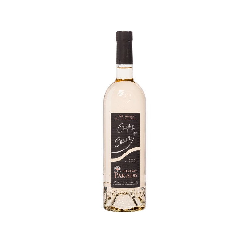 Vin Blanc - Côtes de Provence - Château Paradis - Coup de Coeur - Blanc 2023