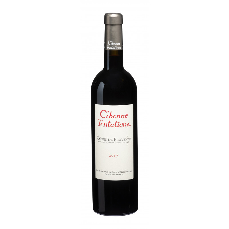 Vin Rouge - Côtes de Provence - Cibonne Selection - Tentation - Rouge 2019