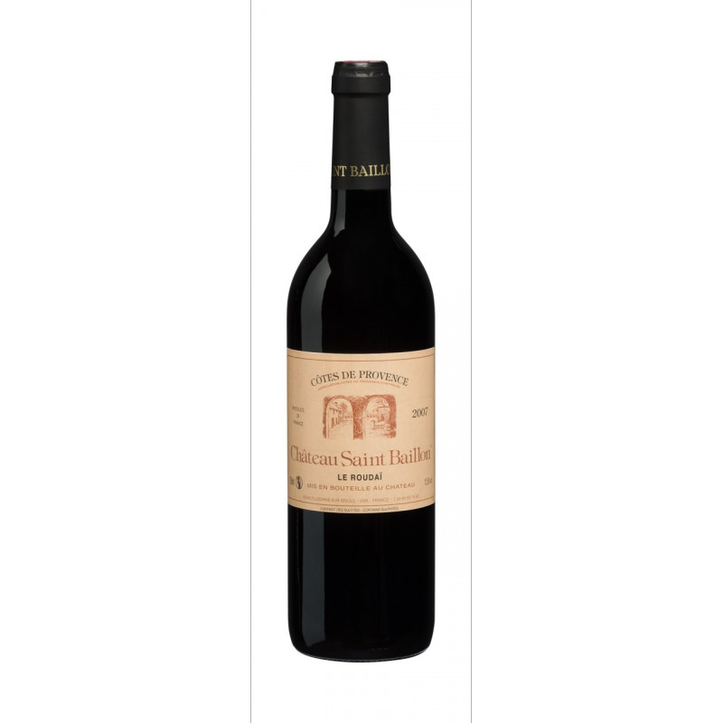 Vin Rouge - Côtes de Provence - Château Saint Baillon - Oppidum - Rouge 2015