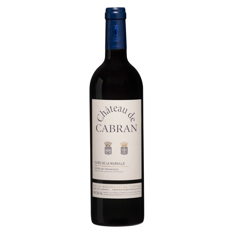 Vin Rouge - Côtes de Provence - Château de Cabran - Muraille - Rouge 2021