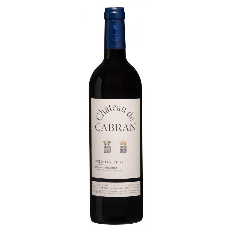 Vin Rouge - Côtes de Provence - Château de Cabran - Muraille - Rouge 2023