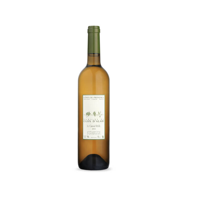 Vin Blanc - Côtes de Provence - Domaine du Clos d'Alari - Grand Rolle - Blanc 2021