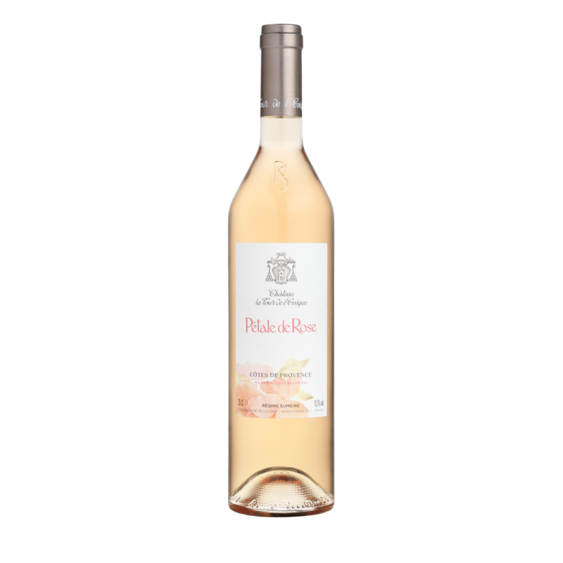 Vin Rosé - Côtes de Provence - Château la Tour de l'Evèque - Pétale de rose - Rosé 2025