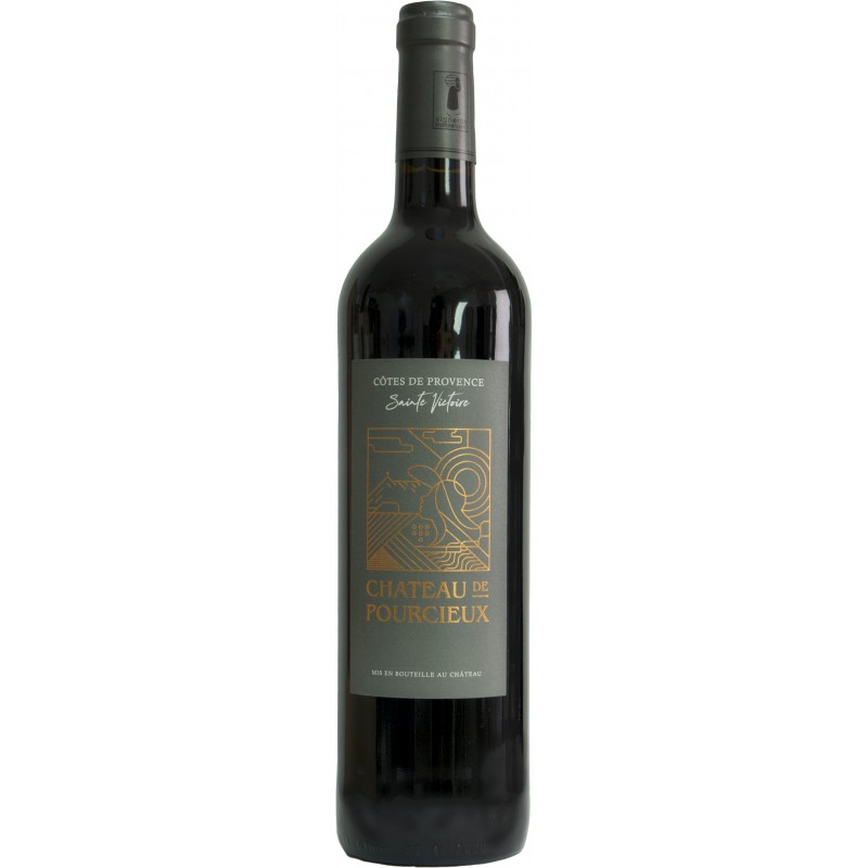Vin Rouge - Côtes de Provence - Château de Pourcieux - Sainte Victoire - Rouge 2019