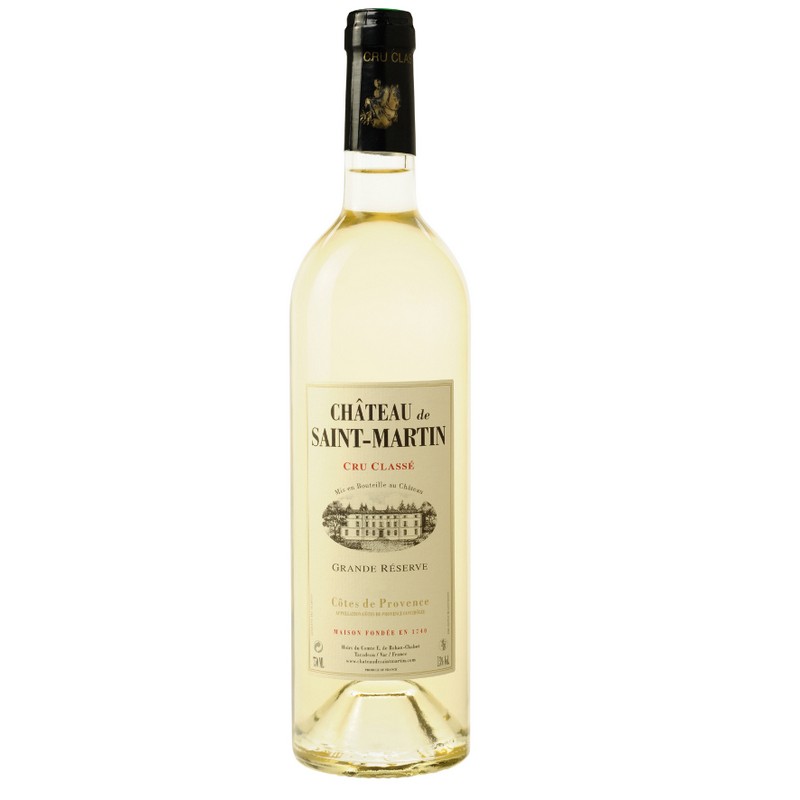 Vin Blanc - Côtes de Provence - Chateau Saint Martin - Grande Réserve - Blanc 2023