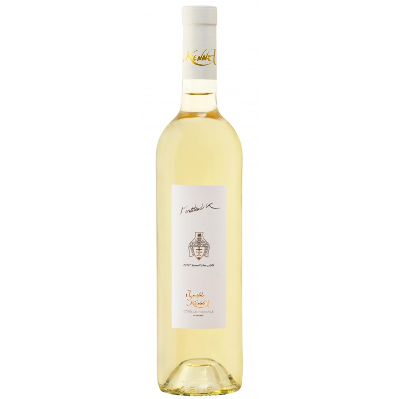 Vin Blanc - Côtes de Provence - Vignobles Kennel - L'instant K - Blanc 2021