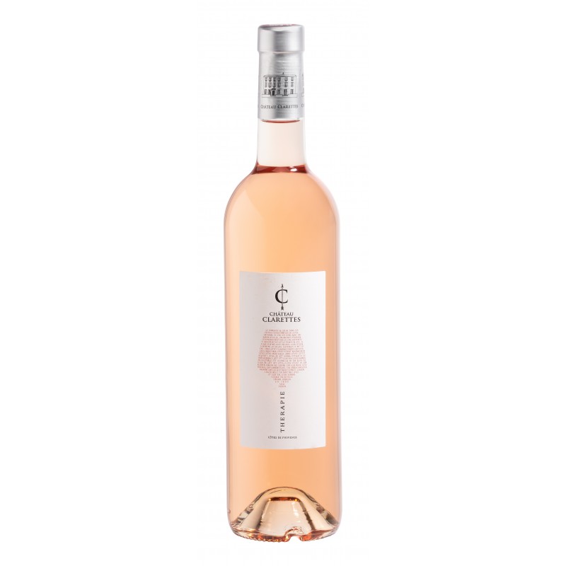 Vin Rosé - Côtes de Provence - Château Clarettes - Thérapie - Rosé 2023